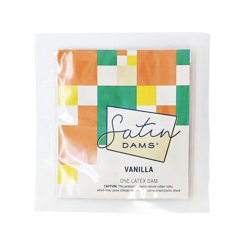 Комплект латексних серветок ONE Satin Dams Assorted 100 шт, вид зверху