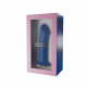 Двошаровий дилдо Adrien Lastic Hitsens 1 Blue (4,5 см, 17,7 см) для страпона, вид збоку, анатомічна форма