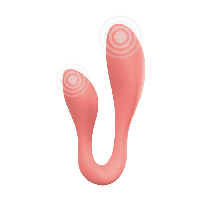 Смарт-вібратор Adrien Lastic Couple Secrets 2.0 вид збоку, демонстрація вигнутої форми