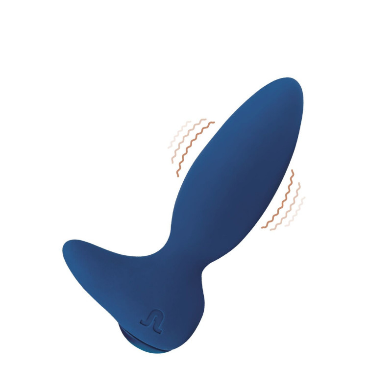 Анальна смарт-вібропробка Adrien Lastic Little Rocket 2.0: вид збоку, вигнута форма