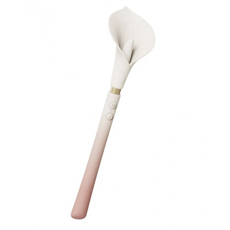 Zalo Calla Blossom Pink вібромасажер: детальний вигляд спереду, текстура
