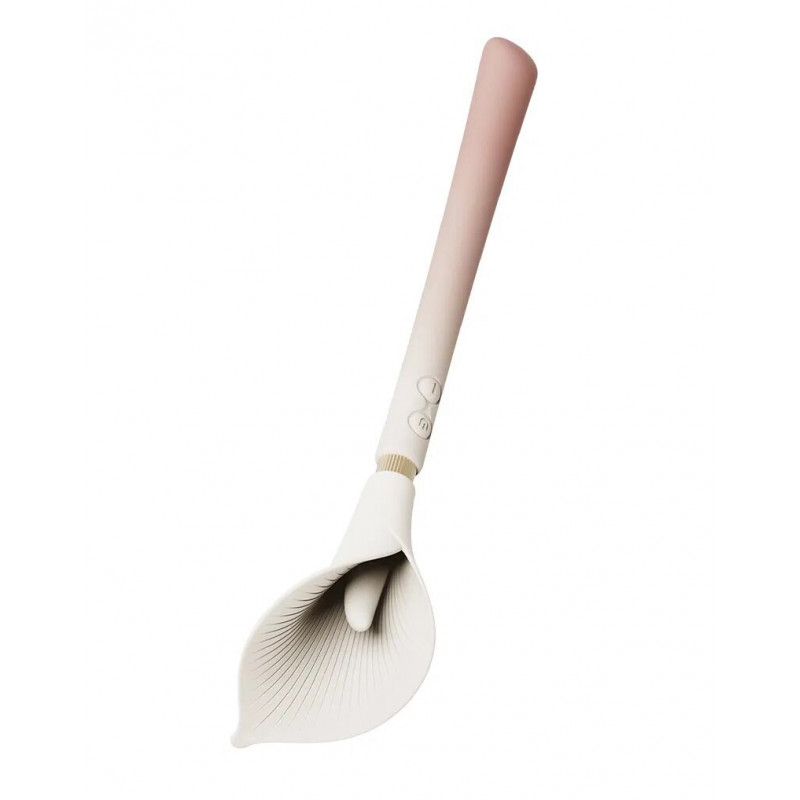 Вібромасажер Zalo Calla Blossom Pink: детальна текстура силікону