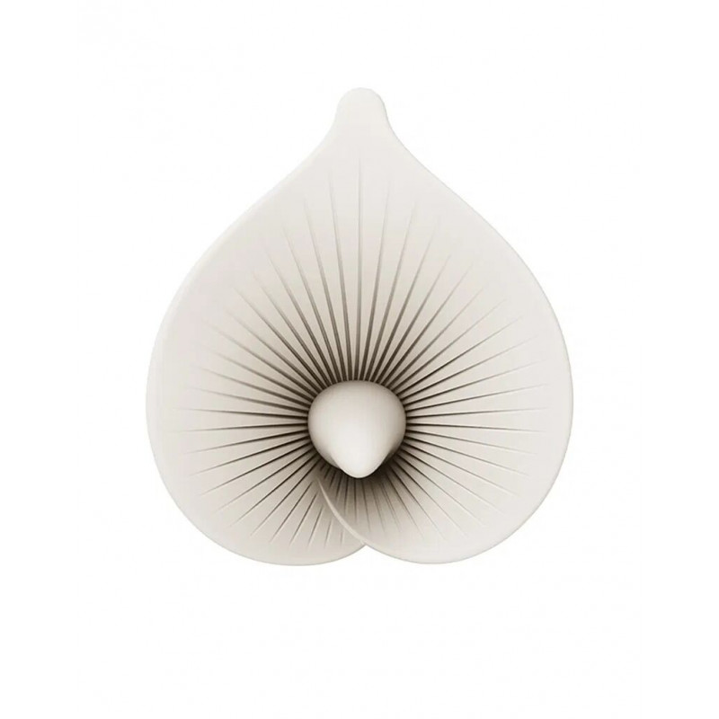 Конструкція вібромасажера Zalo Calla Ivory White, що демонструє два мотори та їх розташування.