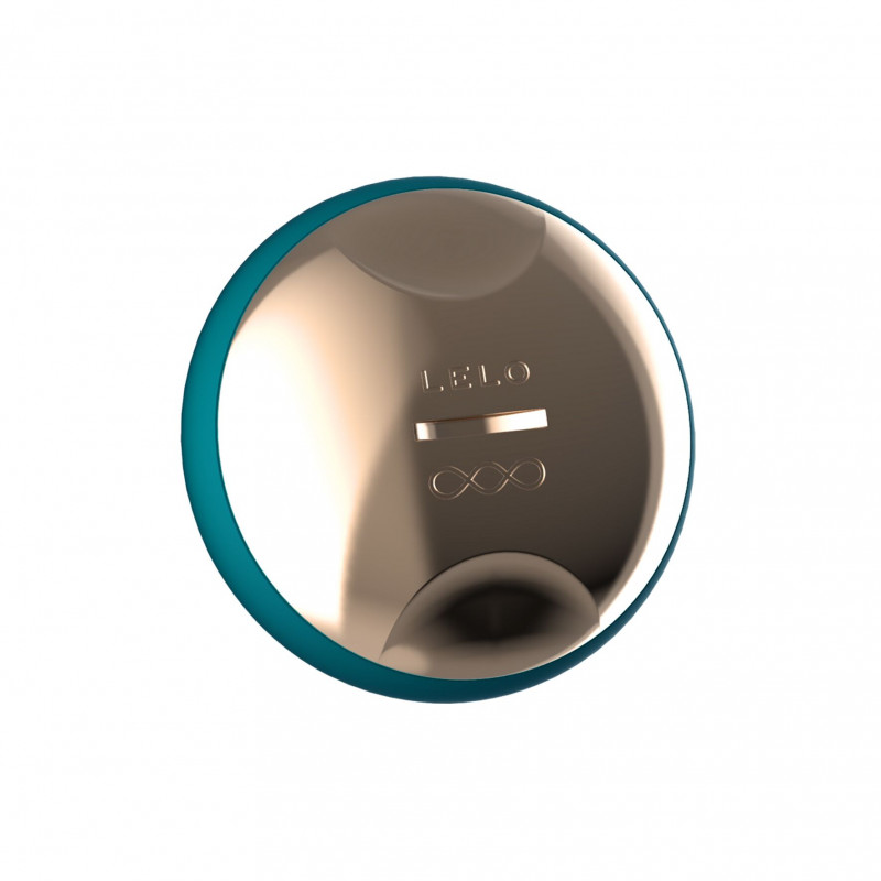 Детальний вигляд вібратора LELO Tiani Duo Ocean Blue: текстура та кнопкове керування