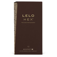 Презервативы LELO HEX Condoms Respect XL, 12 шт., тонкие, суперпрочные
