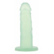 Фалоімітатор ADDICTION Mint Mojito на присосці - детальний вигляд збоку, вигнута форма