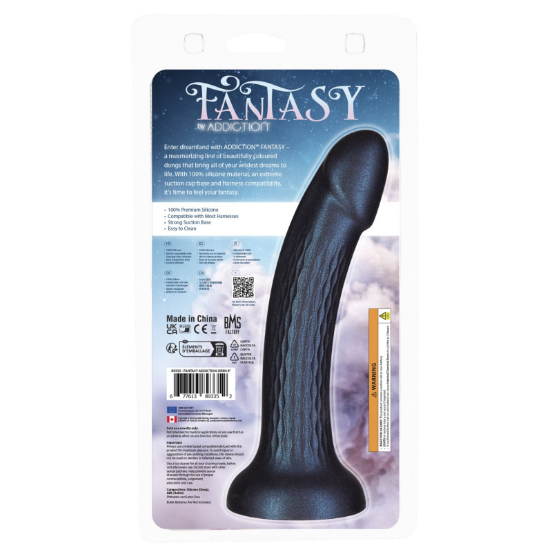 Фалоімітатор ADDICTION Fantasy by Addiction Siren: демонстрація розміру