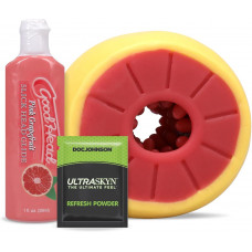 Набір для мінету Doc Johnson GoodHead Grapefruit - Жовтий