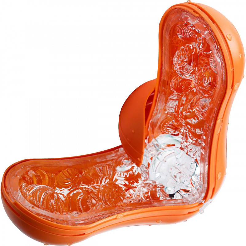 Мастурбатор Tenga Flip Orb Sunset Orange - приклад використання