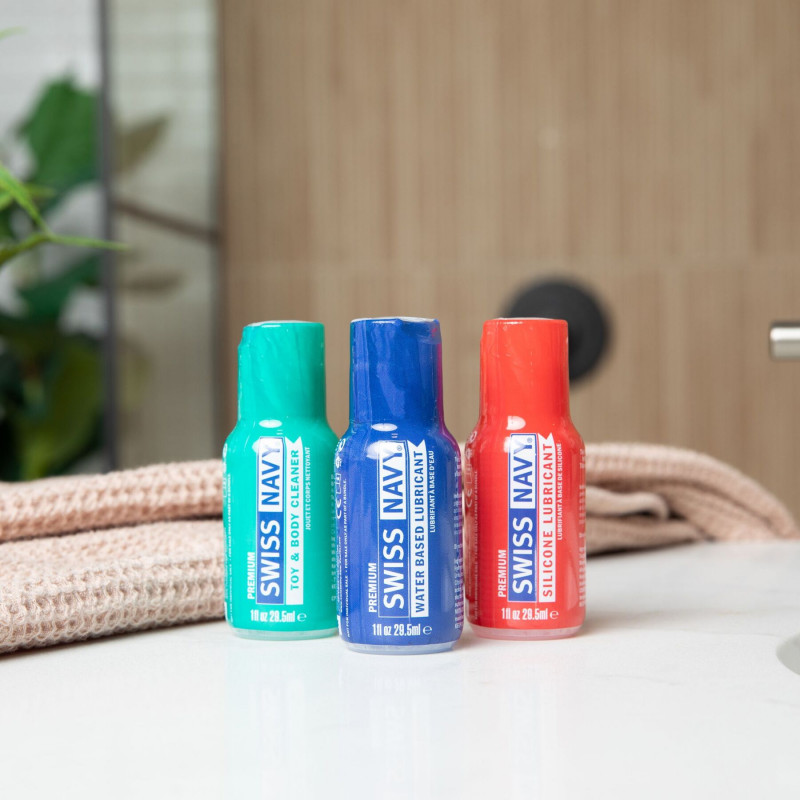 Набір лубрикантів Swiss Navy Essentials Variety Pack 3 х 30 мл – колекція флаконів