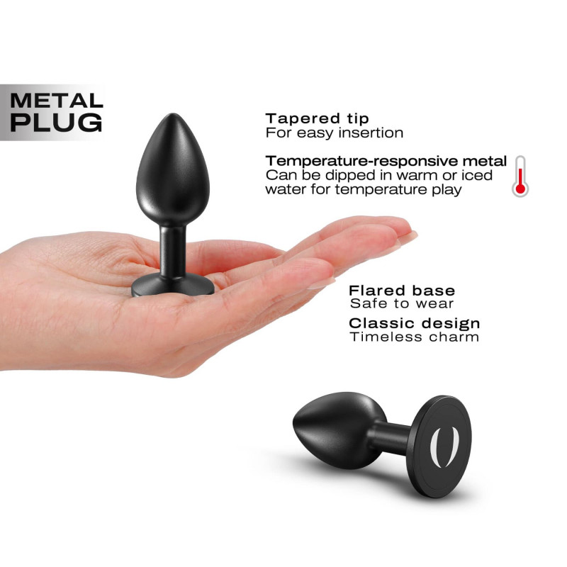 Анальна пробка Dorcel ONIX PLUG S - текстура гладкого матеріалу, приємного на дотик