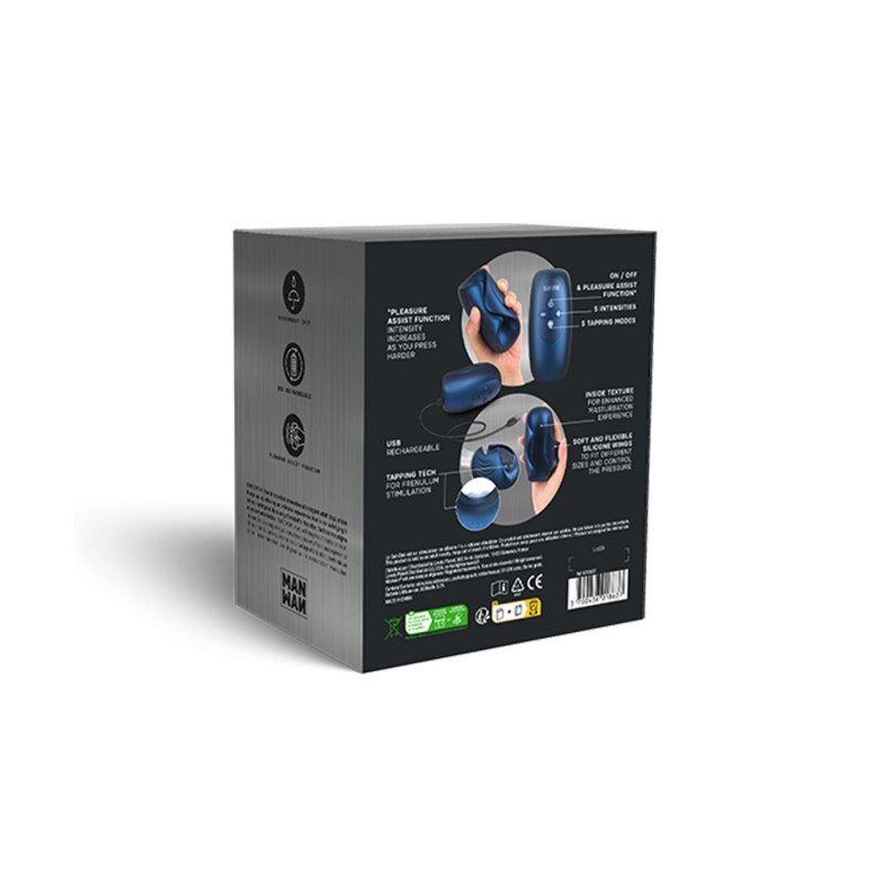 Мастурбатор Manwan SUB.ONE Stellar Blue у контексті використання, демонстрація ергономіки