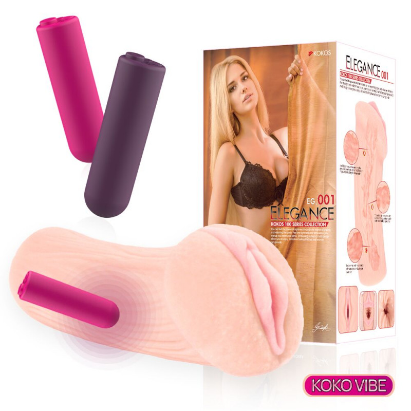 Мастурбатор Kokos Elegance 001 Vibe - комплектація та аксесуари