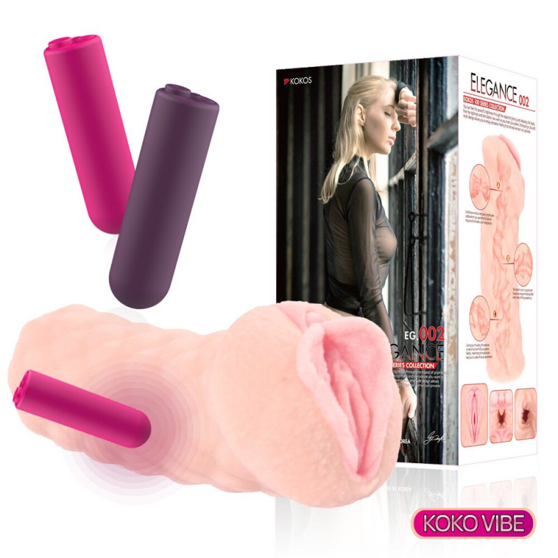 Мастурбатор Kokos Elegance 002 Vibe - повний комплект