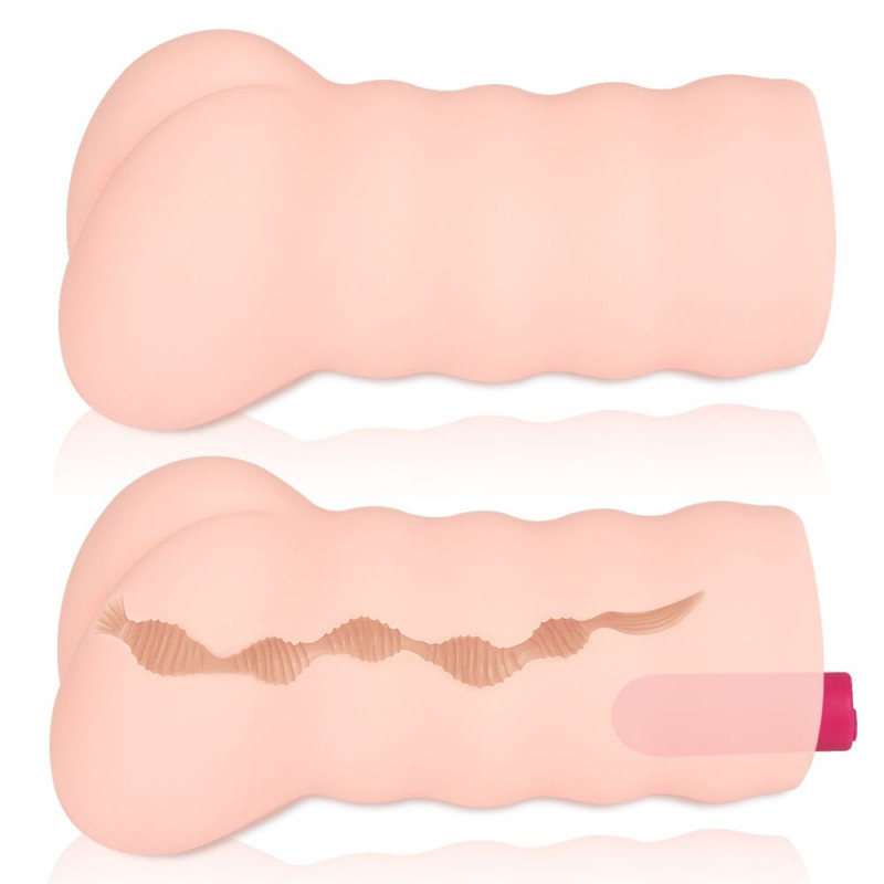 Мастурбатор-попка Kokos Tong-ggo Vibe вид збоку, демонструє його пружність