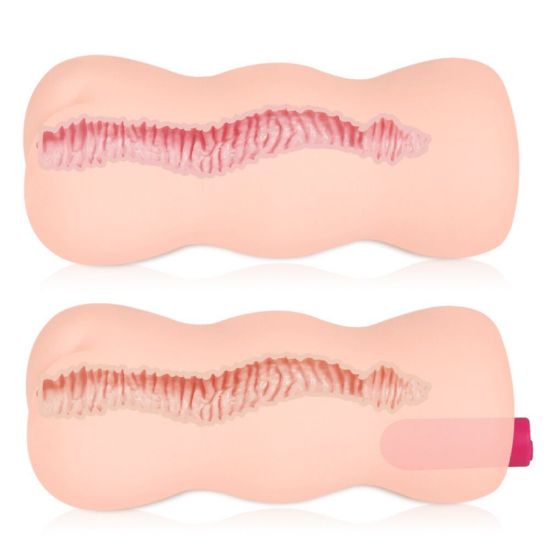 Мастурбатор-попка Kokos Tong-ggo-2 Vibe, вид сбоку, показывающий его анатомическую форму