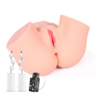 Мастурбатор Kokos ONAHOLE 01 Vagina 2WayPlus з масажем та вібрацією