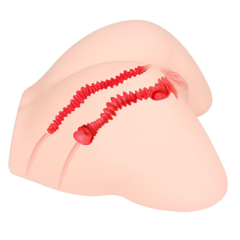 Мастурбатор Kokos 001 Adel ONAHOLE Real Hips – демонстрація внутрішньої текстури