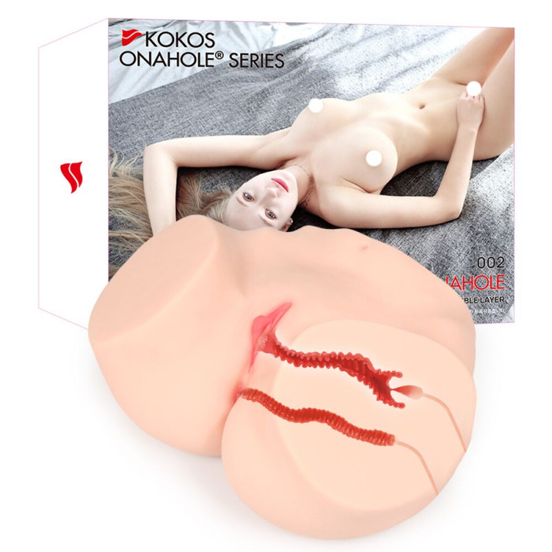 Мастурбатор Kokos 002 Hanna ONAHOLE Real Vagina: демонстрація форми