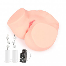 Мастурбатор Kokos 002 Hanna ONAHOLE Real Vagina 2WayPlus з масажем та вібрацією — Keks-Hub