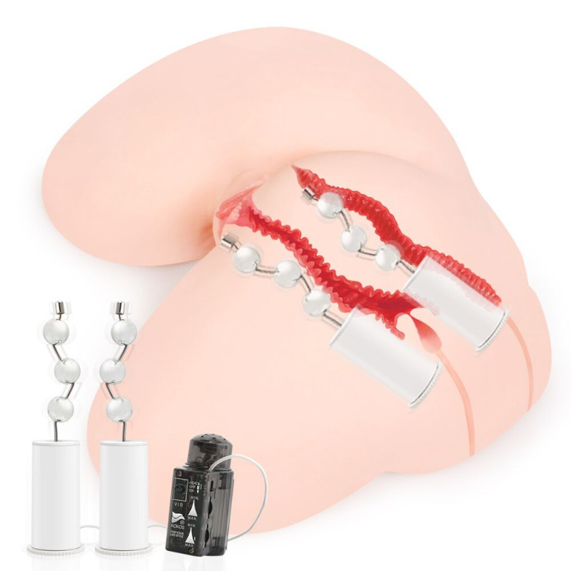 Мастурбатор Kokos Hanna ONAHOLE Real Hips 2WayPlus: демонстрація текстури внутрішньої поверхні для максимального реалізму