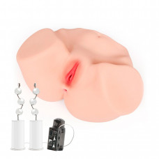 Мастурбатор Kokos 003 Maria ONAHOLE Real Vagina 2WayPlus з масажем та вібрацією — Keks-Hub