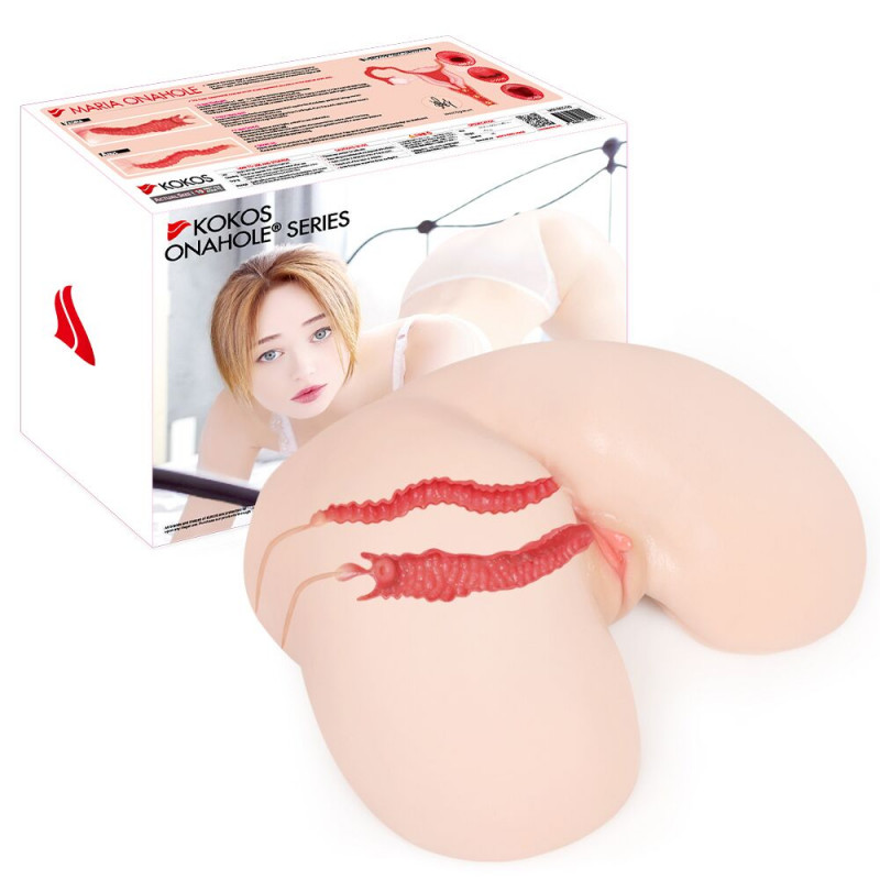 Текстура матеріалу мастурбатора Kokos 003 Maria ONAHOLE Real Hips, ближчий план