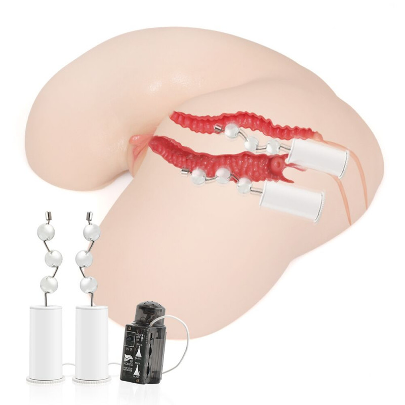 Детальний вигляд текстури внутрішньої поверхні мастурбатора Kokos 003 Maria ONAHOLE Real Hips 2WayPlus