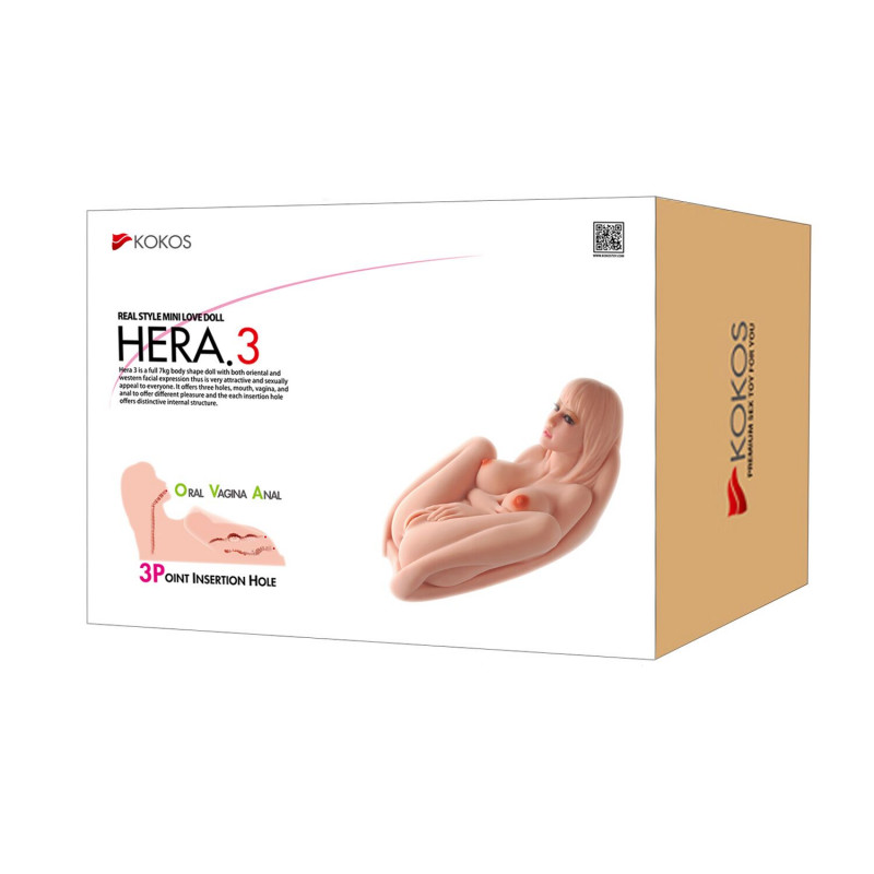 Мастурбатор Kokos Hera 3 - порівняння розмірів