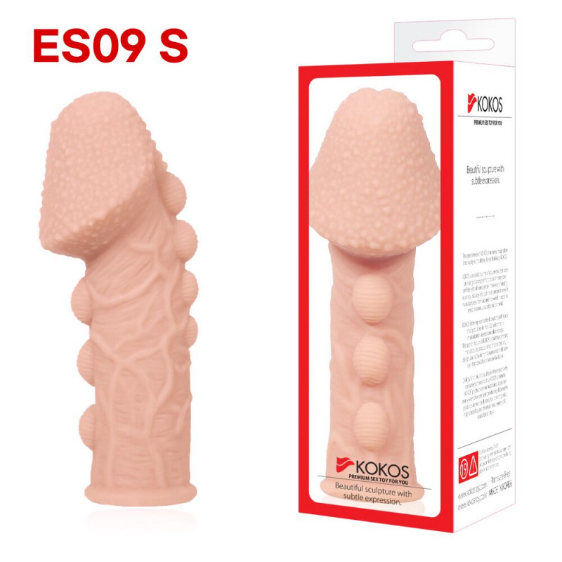 Упаковка насадки на член Kokos Extreme Sleeve ES.09 розмір S – стильний дизайн бренду Kokos