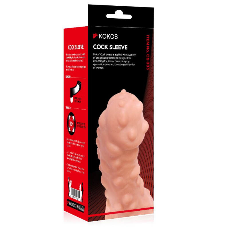Упаковка насадки на член Kokos Cock Sleeve CS 003, розмір M