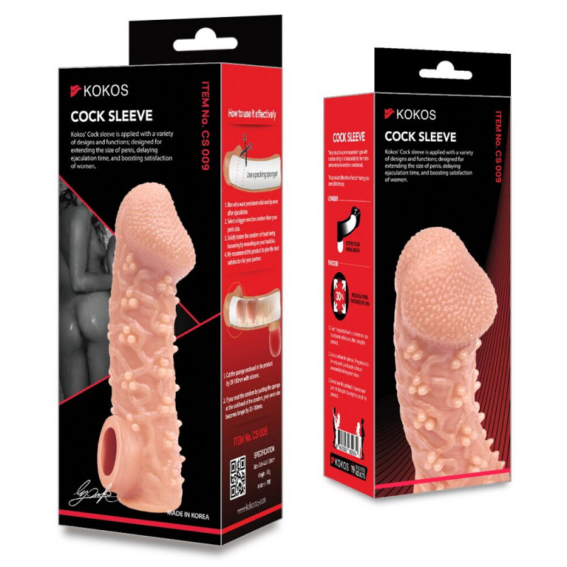 Гнучкість насадки для члена Kokos Cock Sleeve CS 009 L, матеріал