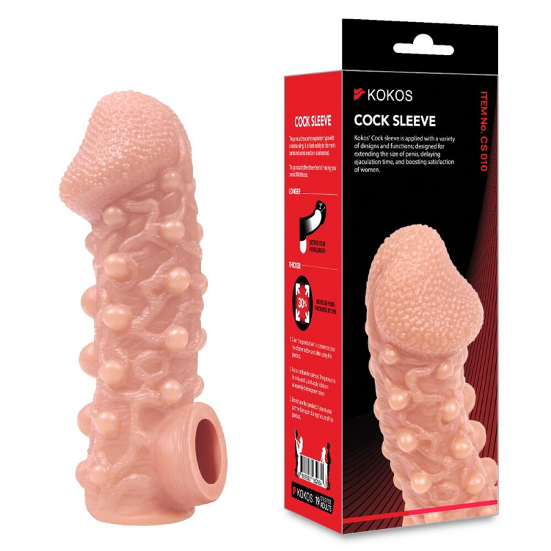 Упаковка насадки для члена Kokos Cock Sleeve CS 010 L