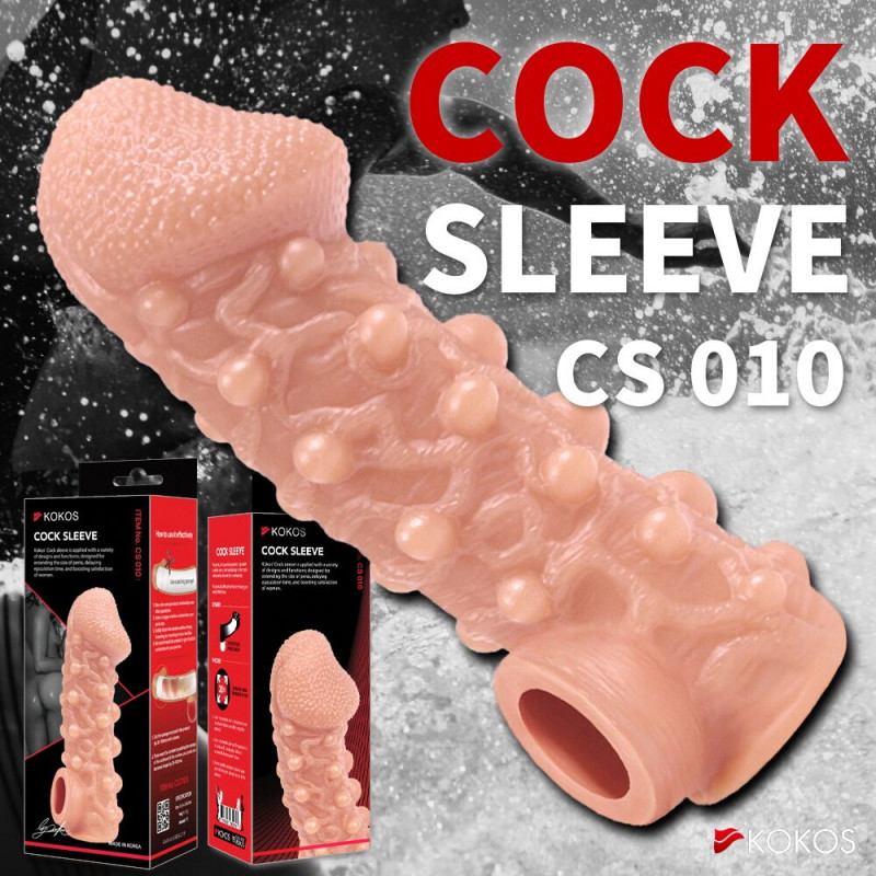 Застосування насадки для члена Kokos Cock Sleeve CS 010 L