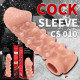 Застосування насадки для члена Kokos Cock Sleeve CS 010 L