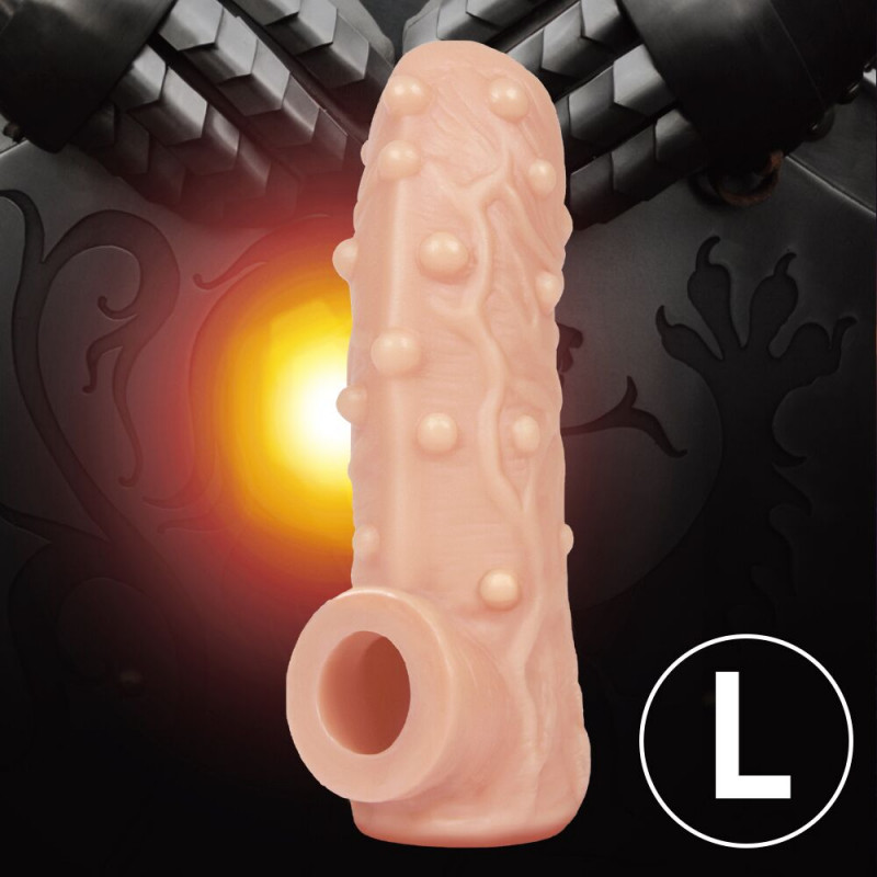 Упаковка насадки на член Kokos Nude Sleeve NS 002 L, колір нюд, бренд Kokos