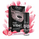 Рідкий вібратор Orgie Dual Vibe! Strawberry Gin & Tonic Kissable Liquid Vibrator, 15 мл - вигляд збоку, демонструє форму