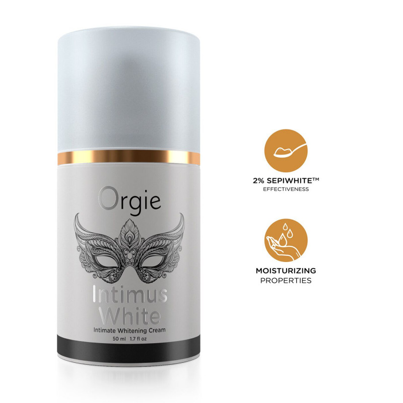 Текстура крему для освітлення шкіри Orgie Intimus White 50 мл, детальний вигляд