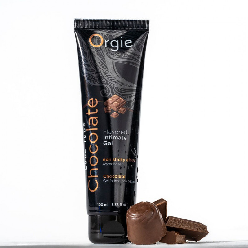 Упаковка лубриканту Orgie Lube Tube Chocolate 100 мл, бренд Orgie