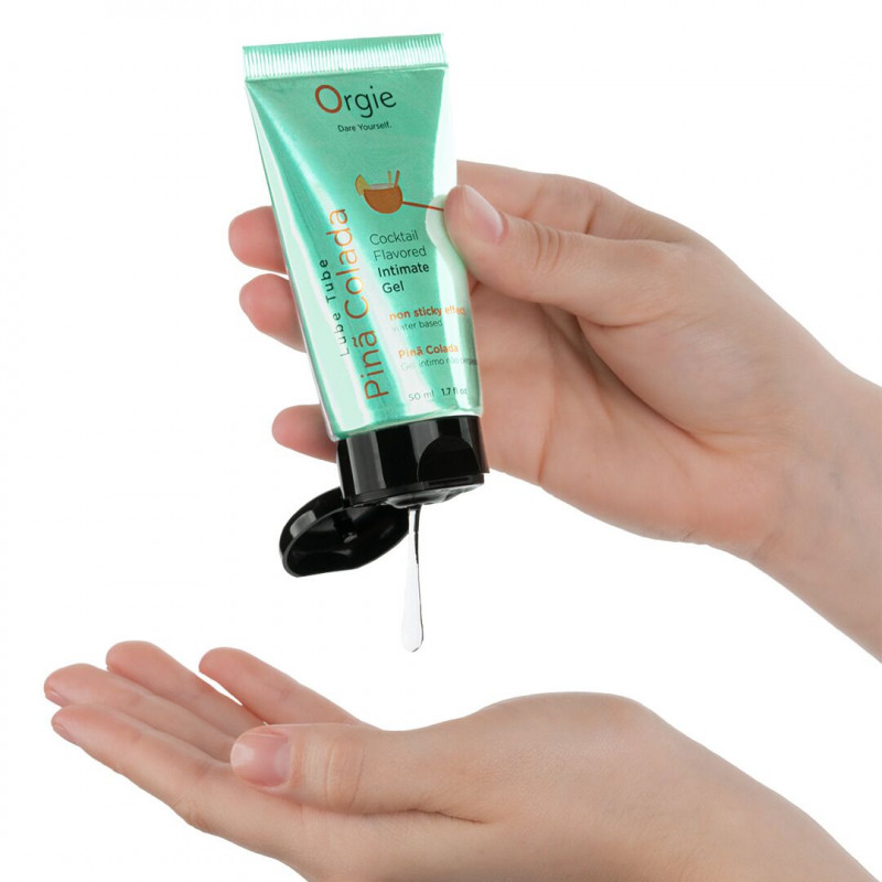 Водний лубрикант Orgie Lube Tube Pina Colada 50 мл, детальний вигляд упаковки