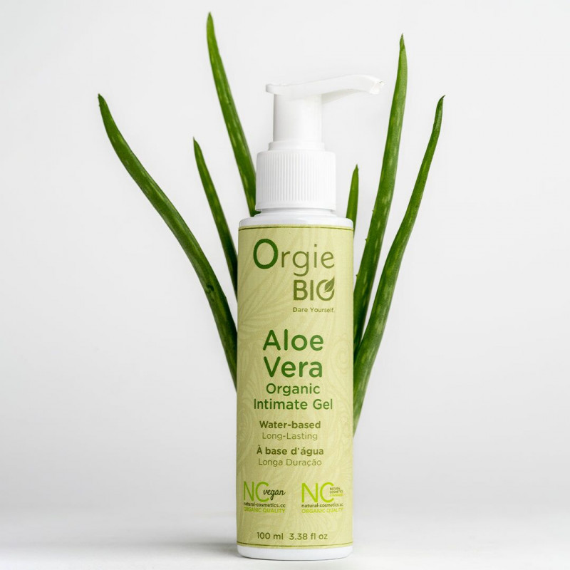 Текстура лубриканта Orgie Bio Aloe Vera Intimate Gel 100 мл - прозорий гель з екстрактом алое вера