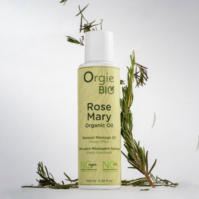 Масажна олія Orgie Bio Rosemary Organic Oil 100 мл (SX1535) - упаковка та натуральні інгредієнти