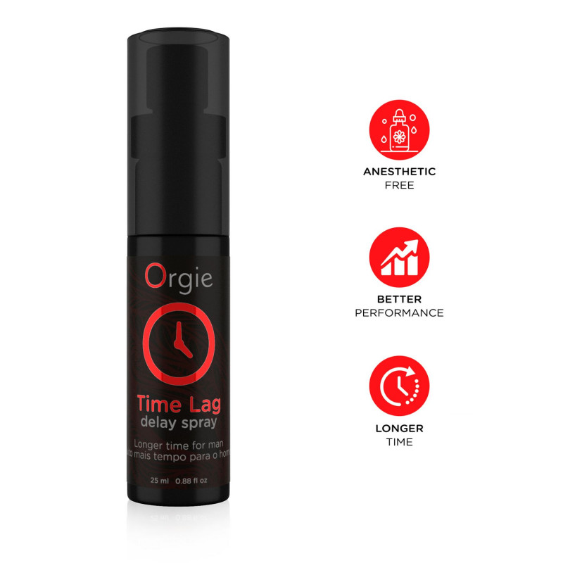 Спрей-пролонгатор Orgie Time Lag Delay Spray 25 мл – вид збоку