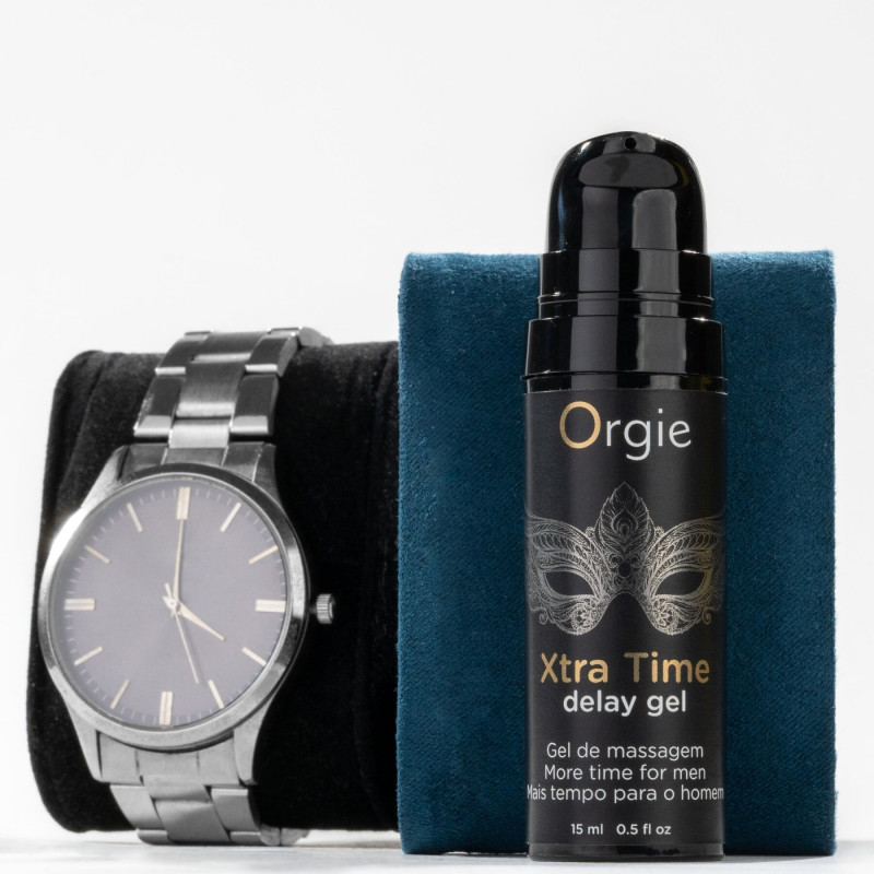 Флакон Orgie Xtra Time Delay Gel 15 мл та додаткове фото брендування Orgie
