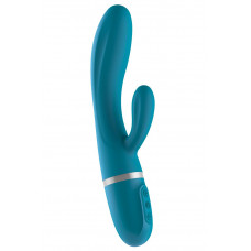 Вібратор-кролик Liebe Bend It Plus Ocean Blue гнучкий з 2 моторами 10 режимів