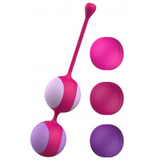 Вагінальні кульки Liebe Kewos Cerise/Candy Violet, набір 5 шт, 15, 25, 35, 45, 55 г