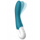 Вібратор точки G Liebe Bend It Rechargeable Ocean Blue: детальний вигляд збоку, що демонструє вигнуту форму