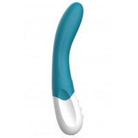 Вібратор точки G Liebe Bend It Rechargeable Ocean Blue, 10 режимів, гнучкий