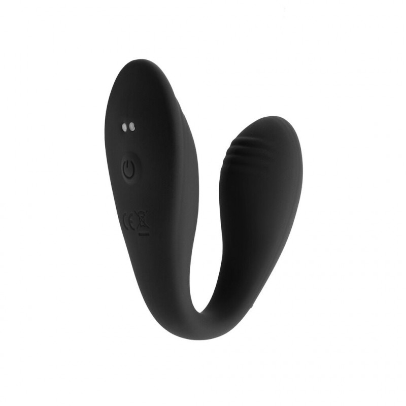 Подвійний вібратор S Pleasures Premium Delight, чорний, детальний вигляд збоку