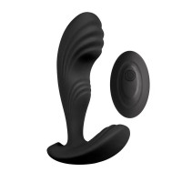 Вібромасажер простати S Pleasures Premium Cozy, чорний, рельєфна головка, 10 режимів